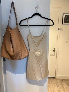 Reformation Kosta Silk Mini Dress